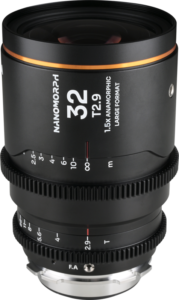 LAOWA Nanomorph LF 32mm T2.9 1.5X (Amber) - Arri PL/Canon EF