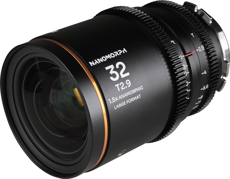 LAOWA Nanomorph LF 32mm T2.9 1.5X (Amber) - Arri PL/Canon EF