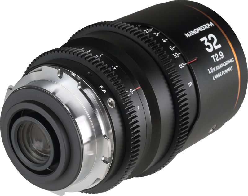 LAOWA Nanomorph LF 32mm T2.9 1.5X (Amber) - Arri PL/Canon EF