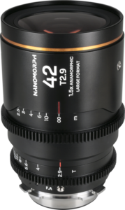 LAOWA Nanomorph LF 42mm T2.9 1.5X (Amber) - Arri PL/Canon EF