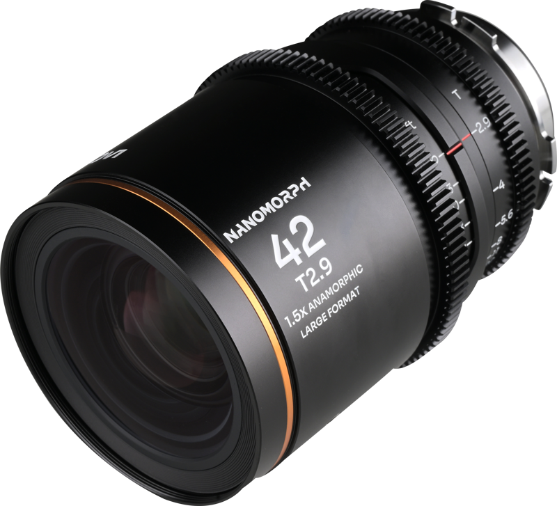 LAOWA Nanomorph LF 42mm T2.9 1.5X (Amber) - Arri PL/Canon EF