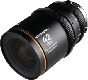 LAOWA Nanomorph LF 42mm T2.9 1.5X (Amber) - Arri PL/Canon EF