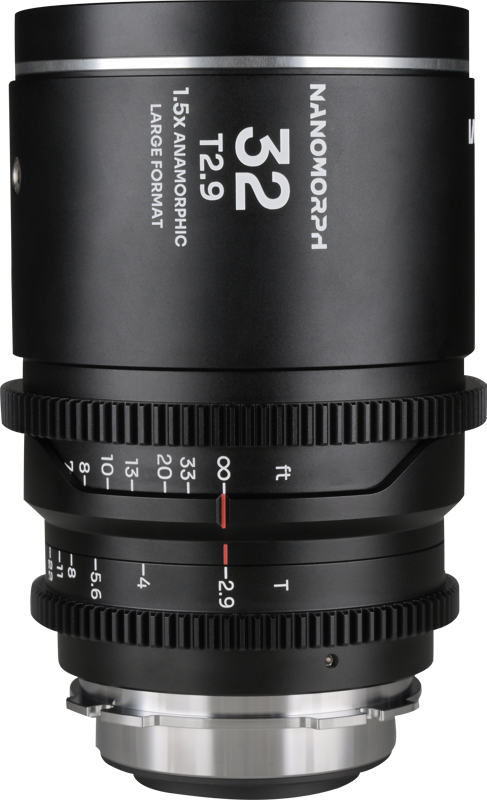 LAOWA Nanomorph LF 32mm T2.9 1.5X (Silver) - Arri PL/Canon EF