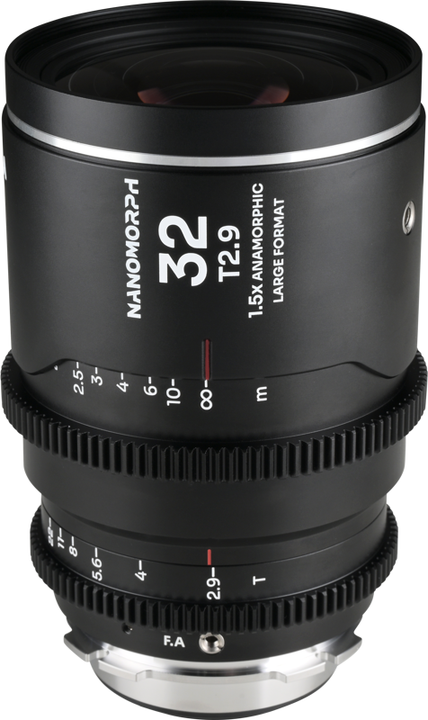 LAOWA Nanomorph LF 32mm T2.9 1.5X (Silver) - Arri PL/Canon EF
