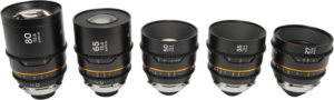 LAOWA Nanomorph S35 Prime 5-Lens Bundle (27+35+50+65+80mm) Amber - Arri PL/Canon EF