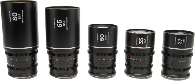 LAOWA Nanomorph S35 Prime 5-Lens Bundle  (27+35+50+65+80mm) Silver  - Sony E