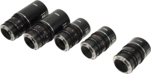 LAOWA Nanomorph S35 Prime 5-Lens Bundle (27+35+50+65+80mm) Silver - Canon RF