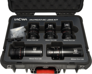 LAOWA Nanomorph S35 Prime 5-Lens Bundle (27+35+50+65+80mm) Silver - Canon RF