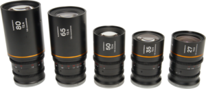 LAOWA Nanomorph S35 Prime 5-Lens Bundle (27+35+50+65+80mm) Amber - Fuji X