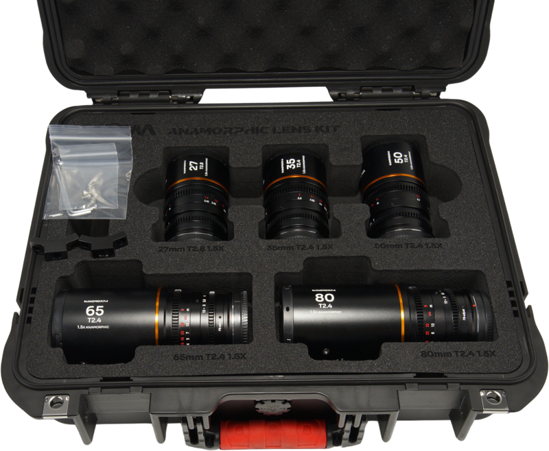 LAOWA Nanomorph S35 Prime 5-Lens Bundle (27+35+50+65+80mm) Amber - Nikon Z