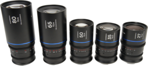 LAOWA Nanomorph S35 Prime 5-Lens Bundle (27+35+50+65+80mm) Blue - Canon RF
