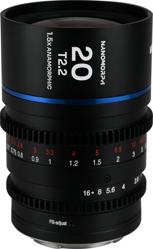 LAOWA Nanomorph 20mm T2.2 1.5X MFT (Blue) - MFT
