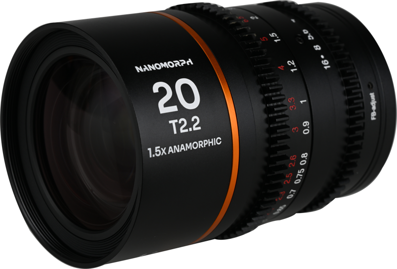 LAOWA Nanomorph 20mm T2.2 1.5X MFT (Amber) - MFT