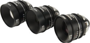 LAOWA Nanomorph S35 Prime 3-Lens Bundle (27mm, 35mm, 50mm) (Silver) - Arri PL/Canon EF