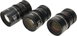 LAOWA Nanomorph S35 Prime 3-Lens Bundle (27mm, 35mm, 50mm) (Silver) - Canon RF