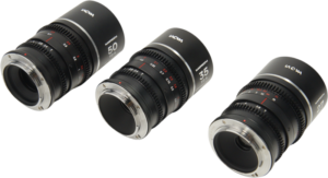 LAOWA Nanomorph S35 Prime 3-Lens Bundle (27mm, 35mm, 50mm) (Silver) - Canon RF
