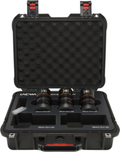 LAOWA Nanomorph S35 Prime 3-Lens Bundle (27mm, 35mm, 50mm) (Amber) - MFT