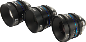 LAOWA Nanomorph S35 Prime 3-Lens Bundle (27mm, 35mm, 50mm) (Blue) - Arri PL/Canon EF