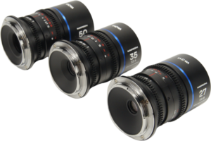 LAOWA Nanomorph S35 Prime 3-Lens Bundle (27mm, 35mm, 50mm) (Blue) - Fuji X