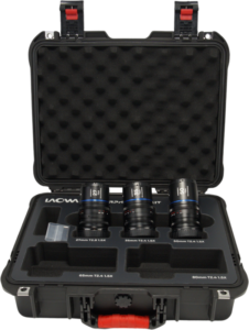 LAOWA Nanomorph S35 Prime 3-Lens Bundle (27mm, 35mm, 50mm) (Blue) - Canon RF