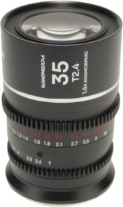 LAOWA Nanomorph 35mm T2.4 1.5X S35 (Silver) - DL
