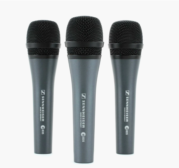 SENNHEISER e 835 3-PACK 3x Dynamic Cardioid Microphone