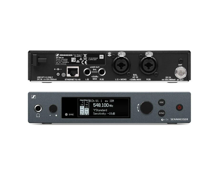 SENNHEISER EW IEM G4 all-in-one wireless monitoring system
