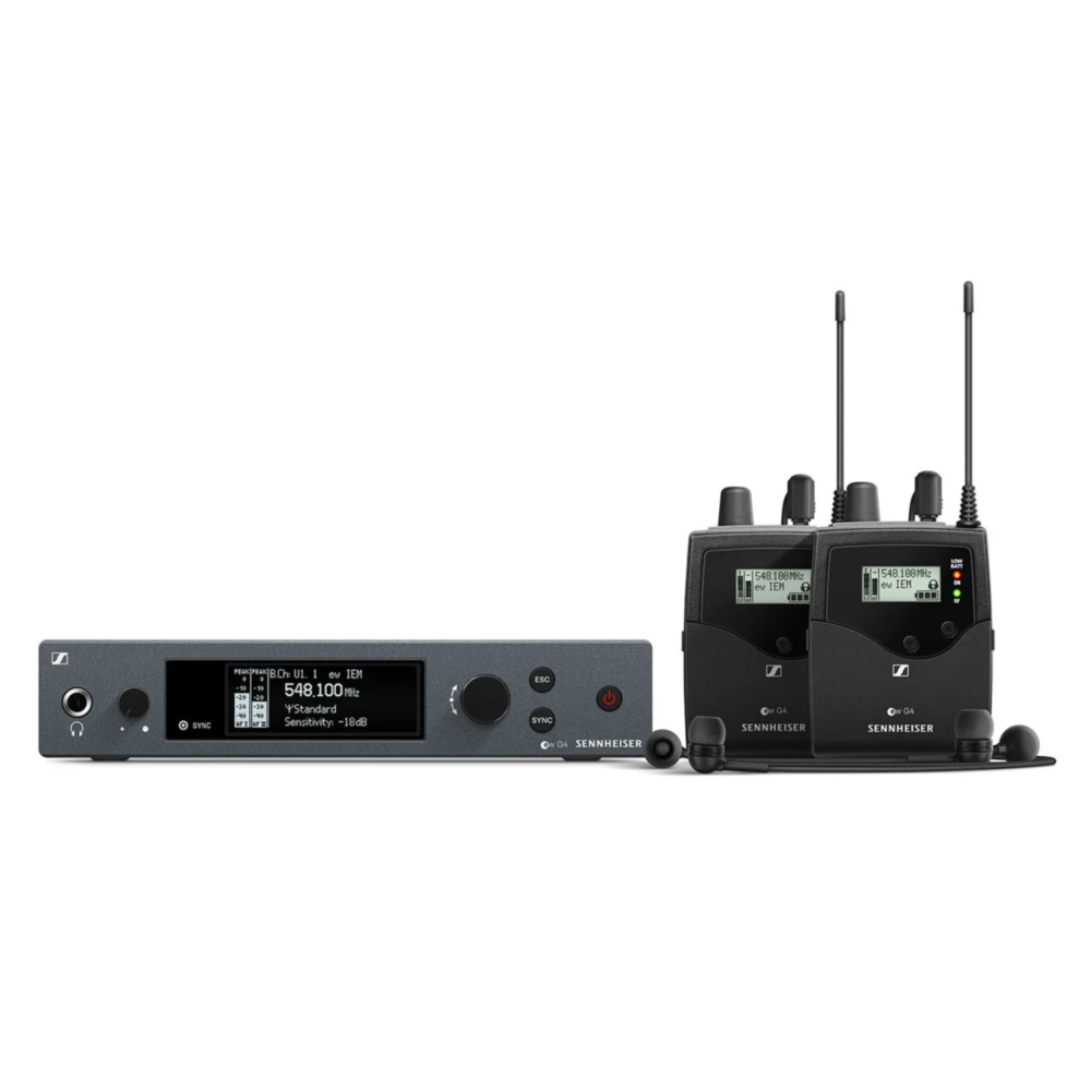 SENNHEISER ew IEM G4-Twin Wireless Monitor System Kit (A 516-558 MHz)