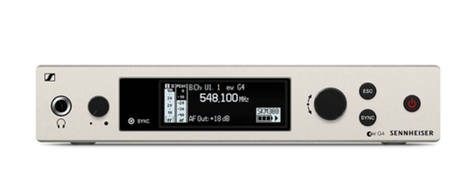 SENNHEISER EW-500-G4-CI1-GW Microport Kit - Tool Kit with Ci1 Cable, Rack Receiver, 558 - 626 MHz, GA3, Generation 4