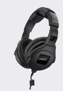 SENNHEISER HD 300 PRO Headphones Over Ear Wired Black Foldable