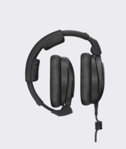 SENNHEISER HD 300 PRO Headphones Over Ear Wired Black Foldable