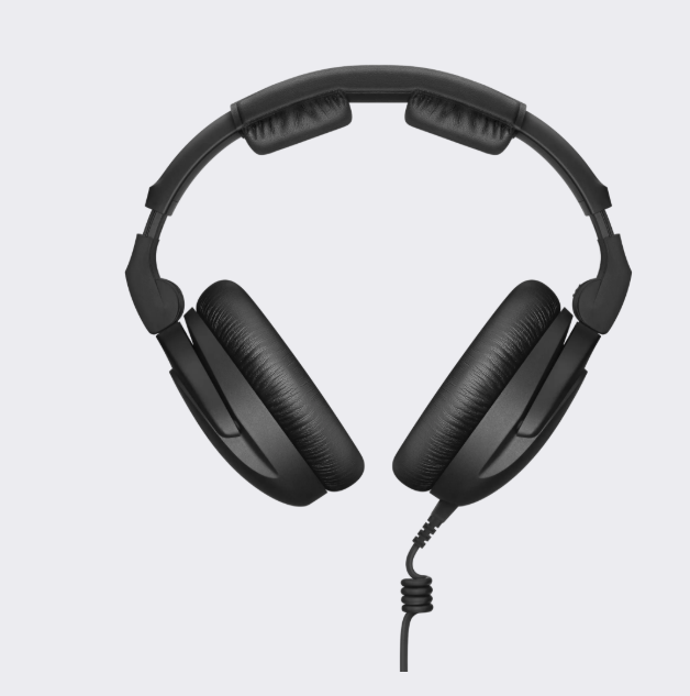 SENNHEISER HD 300 PRO Headphones Over Ear Wired Black Foldable