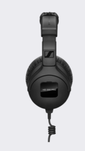 SENNHEISER HD 300 PRO Headphones Over Ear Wired Black Foldable