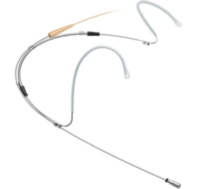 SENNHEISER HM 200 Microphone head condenser, omnidirectional (MKE1)., Lemo 3-P, nickel/beige