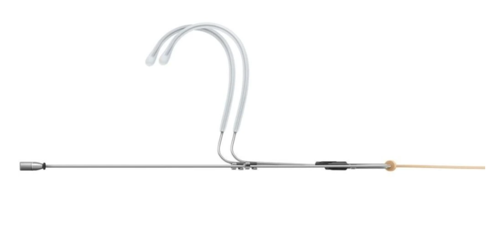 SENNHEISER HM 200 Microphone head condenser, omnidirectional (MKE1)., Lemo 3-P, nickel/beige