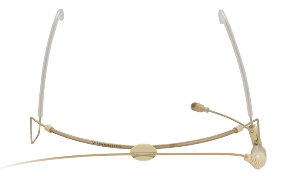 SENNHEISER HSP 2-3 Microphone head condenser, omnidirectional, Lemo 3-P, beige