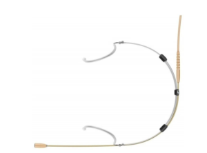 SENNHEISER HSP ESSENTIAL OMNI-BEIGE-3-PIN Essential Omni headset microphone, condenser, omnidirectional, Lemo 3P, beige