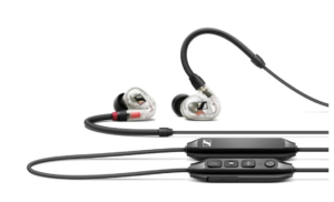 SENNHEISER IE 100 PRO WIRELESS CLEAR Wireless BT dynamic headphones for mobile devices and monitoring, clear