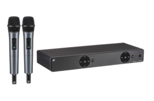 SENNHEISER XSW 1-835 DUAL-A Microport set - 2x handheld (dynamic 835 with cardioid characteristic) 548 - 572 MHz, double front