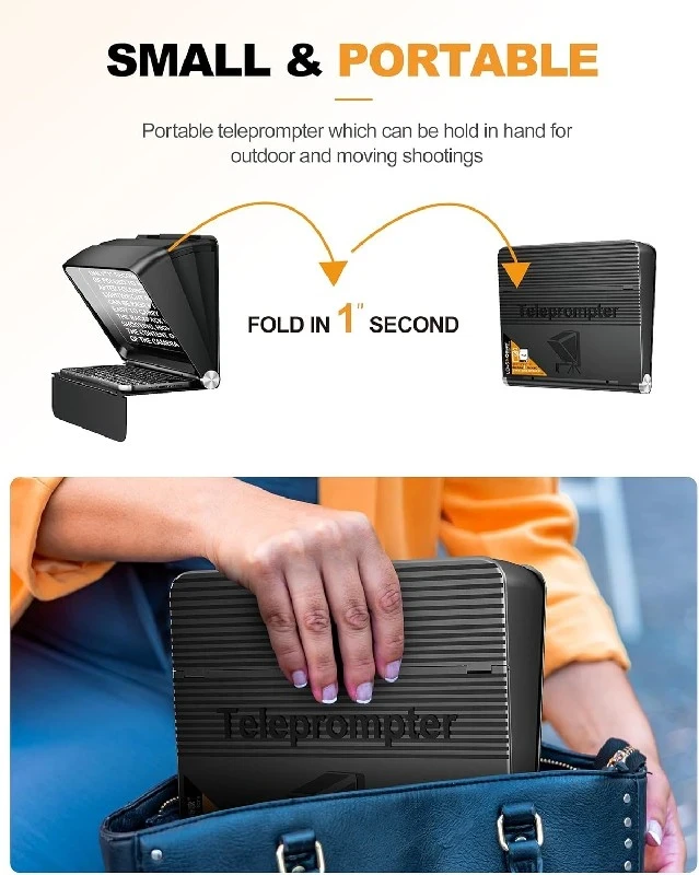 LENSGO TC7II Portable Phone+Camera Teleprompter