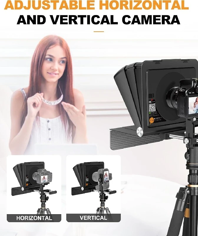 LENSGO TC7II Portable Phone+Camera Teleprompter