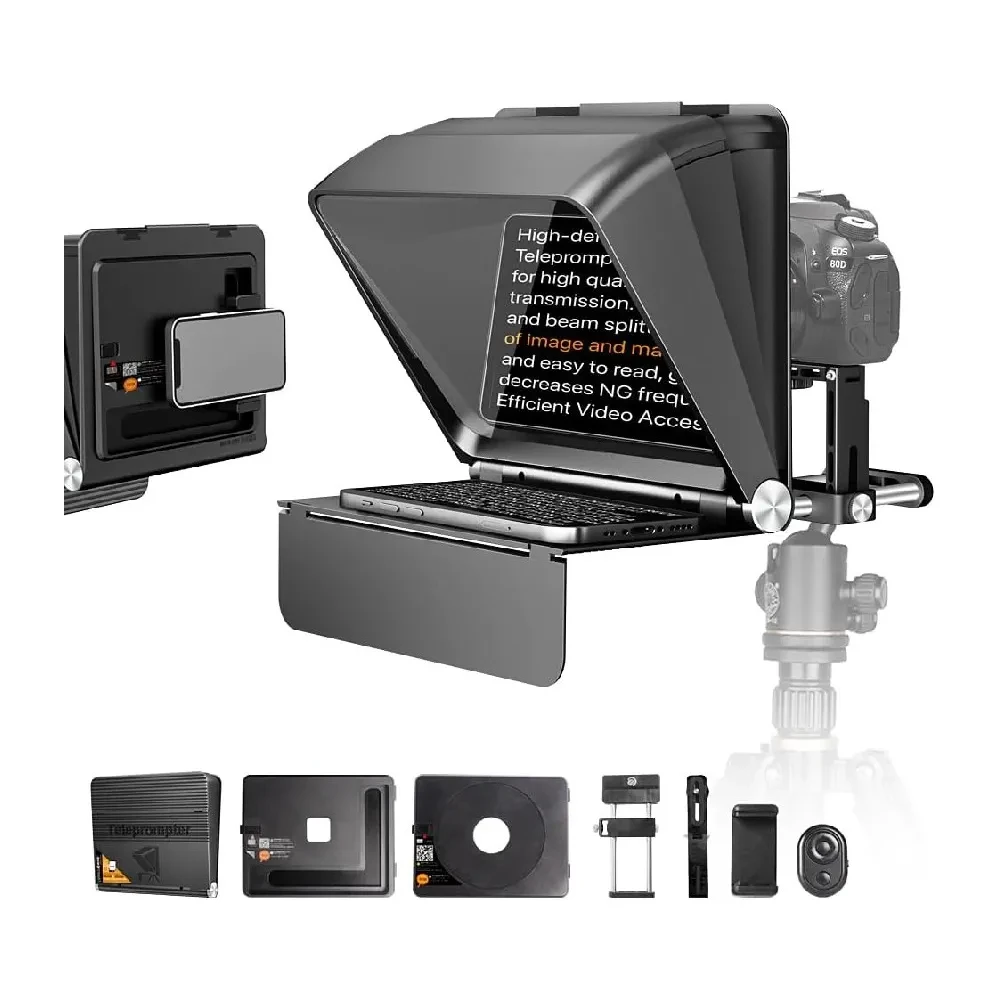 LENSGO TC7II Portable Phone+Camera Teleprompter