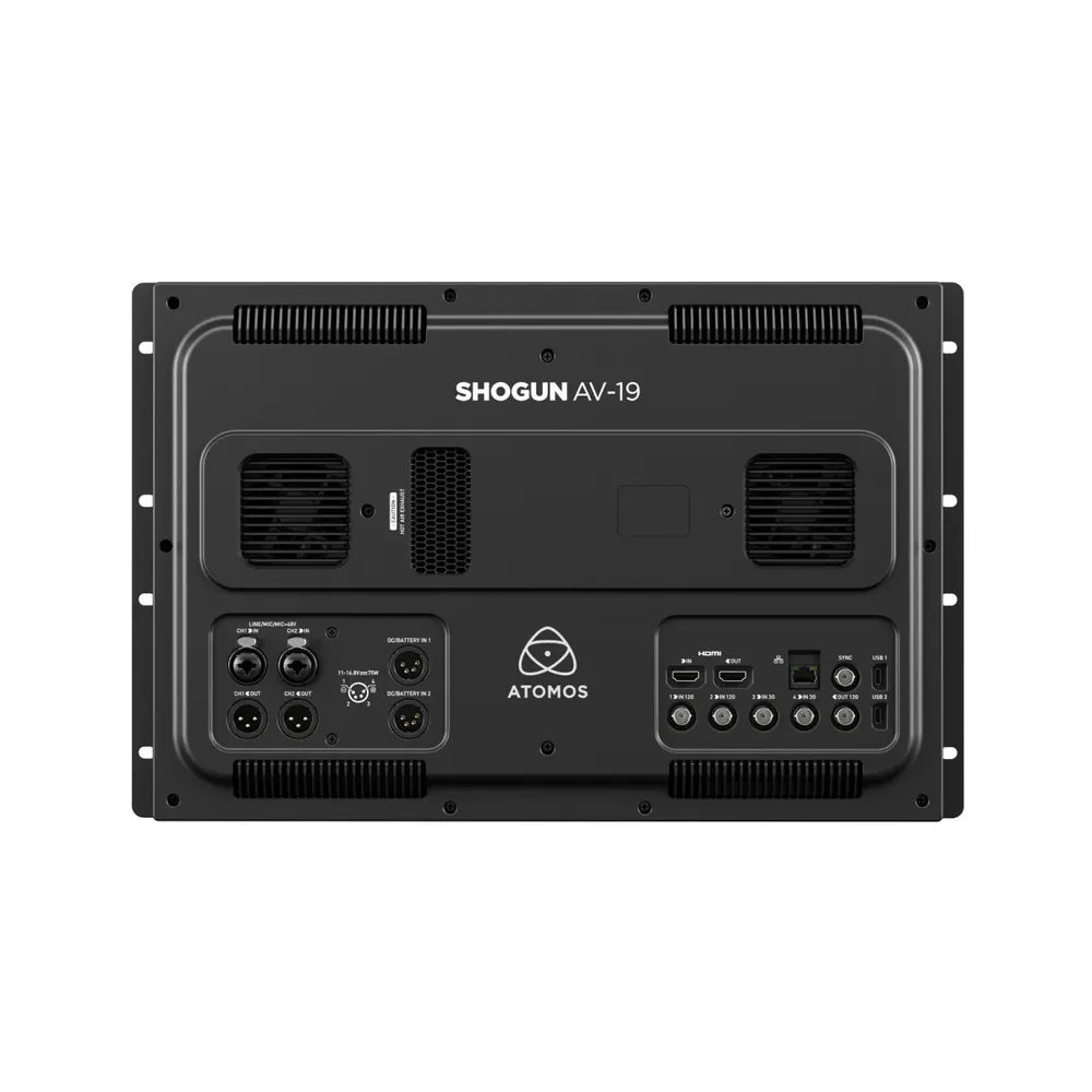 19" ATOMOS Shogun AV-19 rack-mountable monitor-recorder-switcher