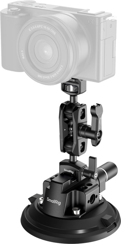 SMALLRIG 4236 4" Suction Cup Camera Mounting Support Kit for Vehicle Shooting
