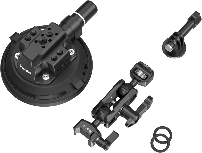 SMALLRIG 4236 4" Suction Cup Camera Mounting Support Kit for Vehicle Shooting