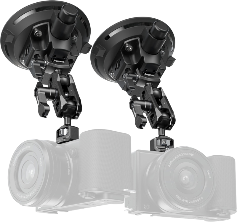 SMALLRIG 4236 4" Suction Cup Camera Mounting Support Kit for Vehicle Shooting