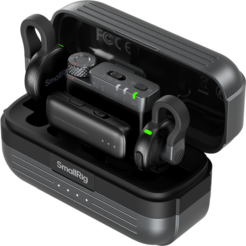 SMALLRIG 5715 S70 Wireless Microphone with Multi-Device Compatibility (Black)
