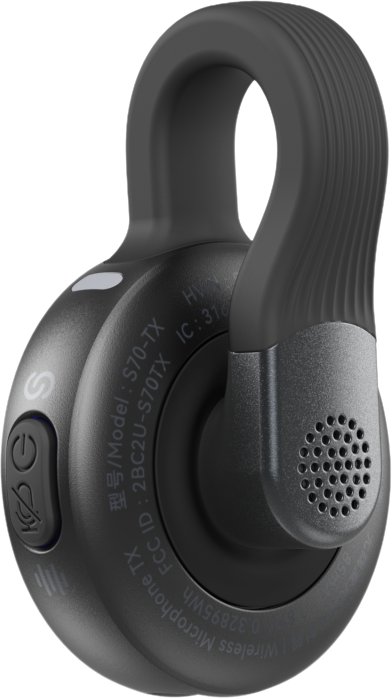 SMALLRIG 5715 S70 Wireless Microphone with Multi-Device Compatibility (Black)