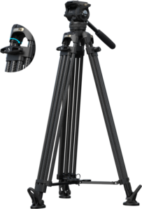 SMALLRIG 5580 FSD16 FreeSpeed Heavy-Duty Carbon Fiber Tripod