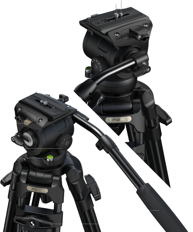 SMALLRIG 5579 FSD16 FreeSpeed Heavy-Duty Aluminum Alloy Tripod